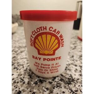 VINTAGE SYROFOAM KOOZIE CUP SHELL OTTAWA OIL CAR‎ WASH